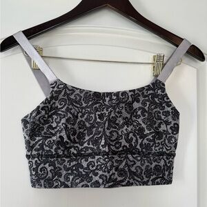 Lululemon Athletica Black and Gray Sports Bra